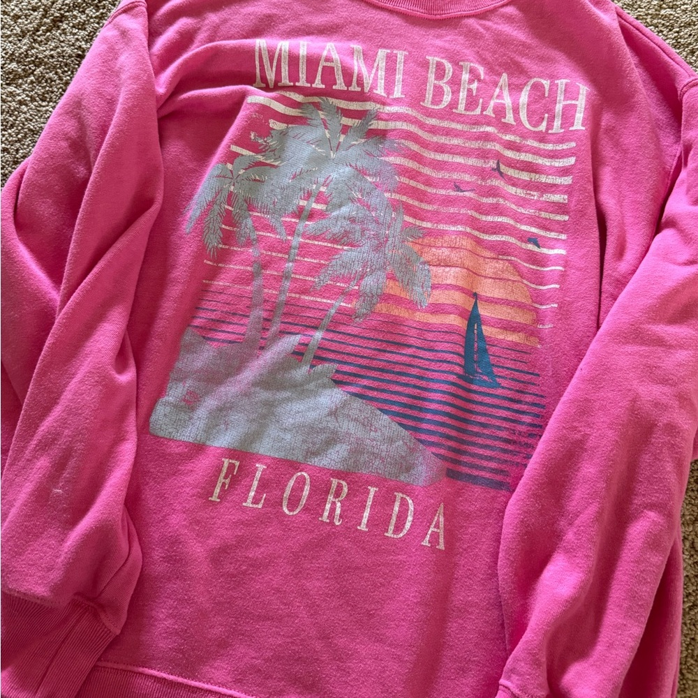 Pink Hollister crewneck